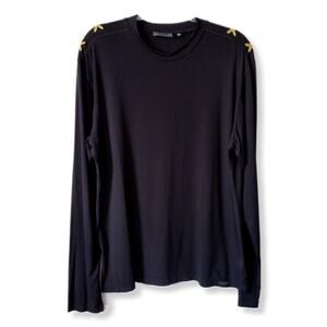 Messori Men Long Sleeve Knit Top XXL Italian Designer Minimal Modern Italy NEW
